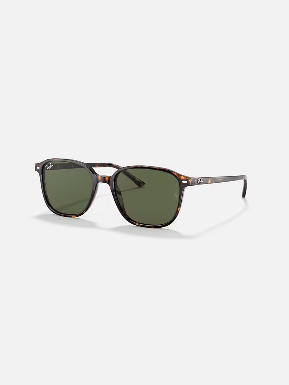 Ray-Ban RB2193 Leonard Sunglasses Havana Green Lenses w/ Case